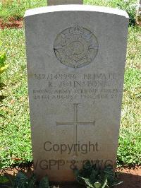 Dar Es Salaam War Cemetery - Johnston, R